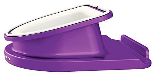 Image of Leitz Rotating Desk Stand for iPad/tablet PC, Wow Range 62741062 - Purple