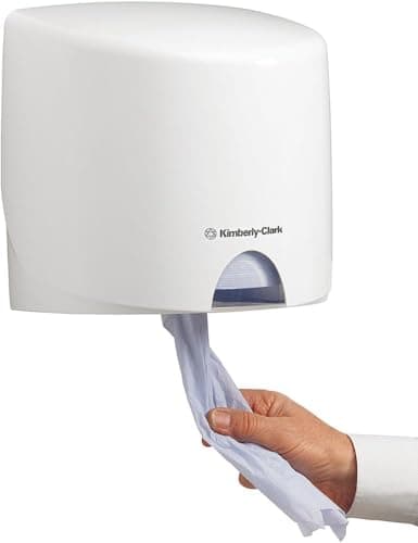 Image of Aquarius Centrefeed Roll Wiper Dispenser 7017 – White