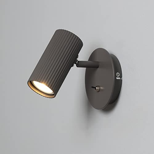 Image of DAWALIGHT Wall Lamps GU10 LED 5W 3000K Warm White Adjustable Wall Spot Lights for Living Room Bedroom Corridor Reading Room Stairs Hotel Coffee Shop Restaurant Aluminum, Grey