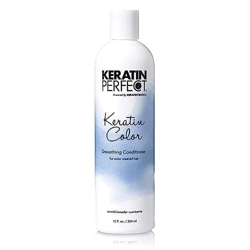 Image of Keratin Perfect Color Smoothing Conditioner - Salon Level Color Safe Hair Treatment for Women - Ideal Conditioning Formula for Frizzy and Dull Mane - Keratin Treatment Not Necessary - 354 ml