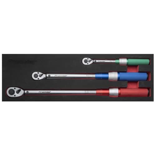 Image of Sealey 3pc Micrometer Style Torque Wrench Set - STW900SET