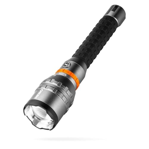 Image of NEBO Davinci 12000 Lumen Rechargeable LED Flashlight – Magnetic Mode Dial, Zoom Beam, Power Bank, Waterproof, Aircraft-Grade Aluminium