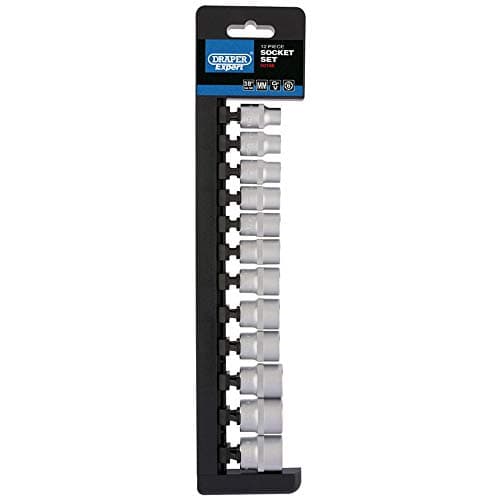 Image of Draper 50188 Square Drive Metric Socket 12 Pieces Set, 3/8" Length