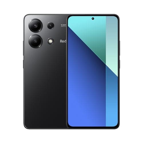 Image of Xiaomi Redmi Note 13 Black - Smartphone 6+128GB, Snapdragon 685, 6nm process, 108MP triple camera, 120Hz FHD+ AMOLED, 33W fast charging, dust and water protection (UK Version + 2 Years Warranty)