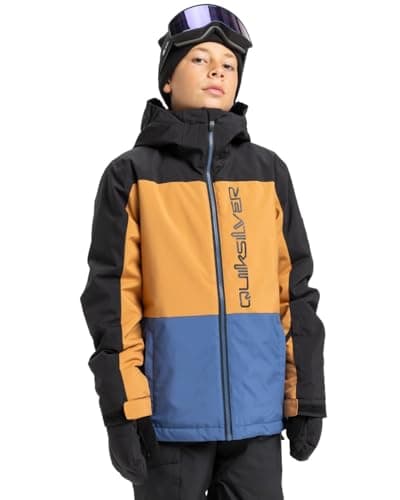 Image of Quiksilver Snow Jacket Side HIT Block Jacket Boy's Blue 16