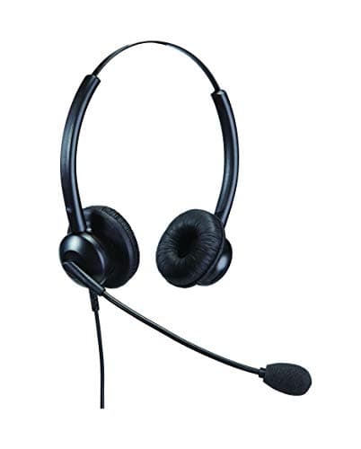 Image of Affordable Double Ear Noise Cancelling Office/Call Centre Headset With HIS Bottom Cable For Avaya IP 1608, 1616, 9601, 9608, 9611, 9611G, 9620, 9620C, 9620L, 9621, 9630, 9640 + many more