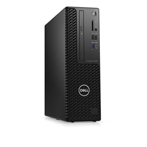 Image of Dell Precision 3450 SFF Workstation – i7-10700 (8 Cores, 4.8GHz), NVIDIA Quadro P1000 4GB, 2TB PCIe Gen 4.0x4 NVMe, 32GB DDR4, vPro, GbE, DVD RW, Windows 11 Pro (Renewed)