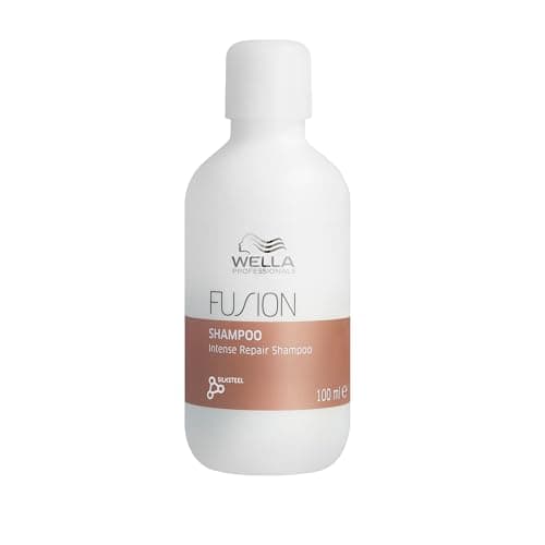 Image of Wella Professionals Fusion Intense Repair Shampoo - Intense Repair Detangling Shampoo for Dry & Damaged Hair - Smoothening, Boost Shine & Protect Hair Against Breakage (100ml)