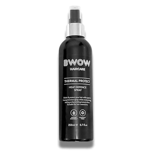 Image of Heat Protect Spray for Hair Styling & Thermal Defence Vegan Protein Leave In Treatment with UV Shield Frizz & Static Control Shine Enhancing Heat Protection Spray for All Hair Types Hair Care 250ml