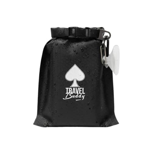 Image of Travel soap bar Bag case - Box Holder, Waterproof - Leakproof with Suction Cup and Carabiner