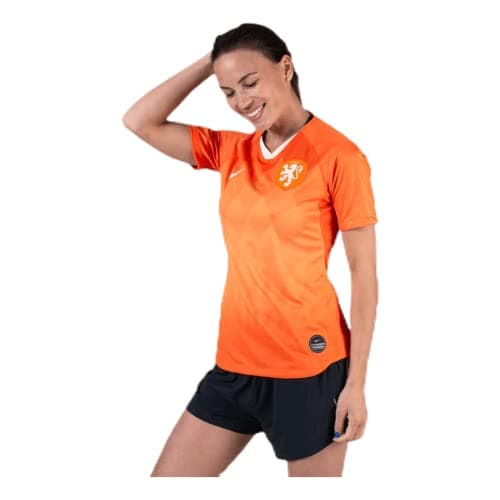 Image of Nike 2019-2020 Holland Home Womens Football Soccer T-Shirt Orange