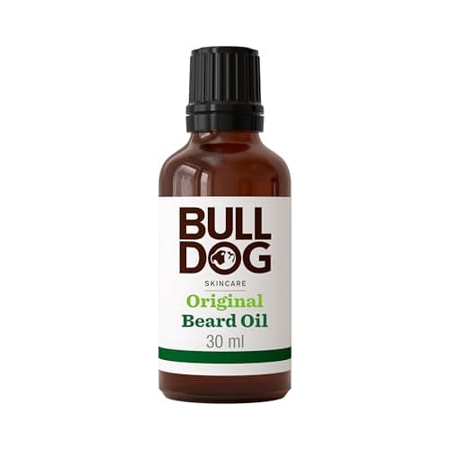 Image of Bulldog Skincare Original Beard Oil, Men's Grooming, Beard Moisturiser for Softer, Supple Beards, 30g