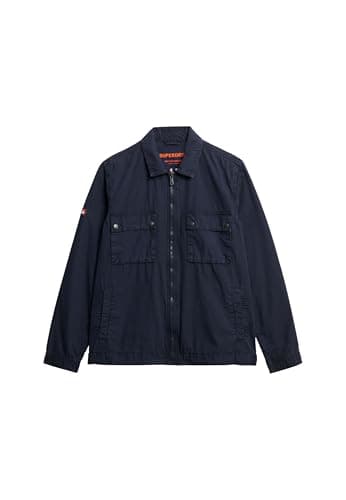 Image of Superdry Men's Essentials Zip Up Jacket, Dark Navy, L
