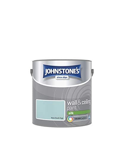 Image of Johnstone's 305984 Vinyl Silk Emulsion - Duck Egg,2.5