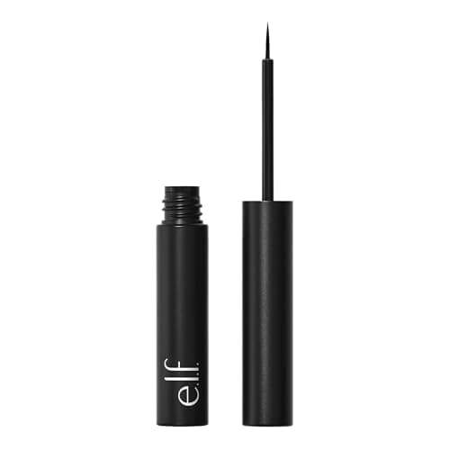 Image of e.l.f. Precision Liquid Eyeliner, Ultra Fine Tip, Creates Bold, Defined Lines, Black, 0.13 Fl Oz (3.8mL)