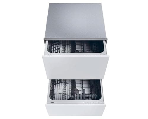 Image of Haier Series 6 XDD 66E5LS-80 Fully Integrated Double Drawer Dishwasher, 12 Place Settings, 60cm, 5 Year Warranty