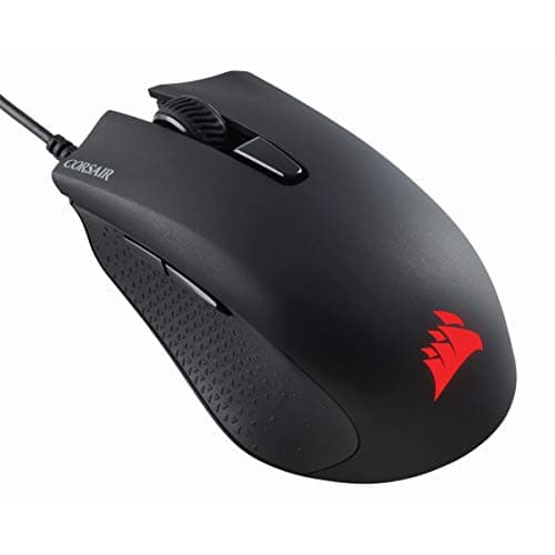 Image of Corsair Harpoon PRO RGB Wired Lightweight FPS/MOBA Gaming Mouse – 12,000 DPI – 6 Programmable Buttons – iCUE Compatible – PC, Mac, PS5, PS4, Xbox – Black