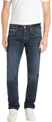 Image of Replay Men's Ma972z Jeans, 007 Dark Blue, 36 W/34 L