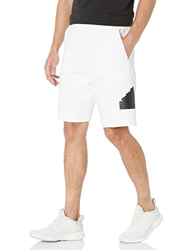 Image of adidas Men's Future Icon Badge of Sport Shorts, White/Black, Large