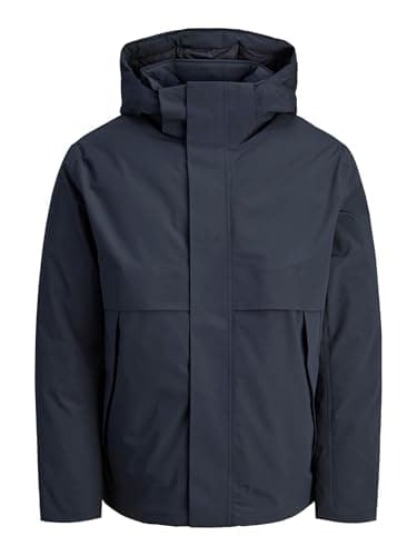 Image of JACK & JONES Men's Jprccmoon Jacket Sn, Dark Navy, M, Dark Navy, M