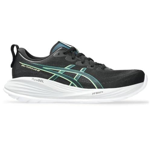 Image of ASICS Mens Gel-Cumulus 27 Sneaker, Black Lucid Yellow, 11.5 UK