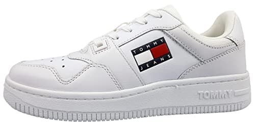 Image of Tommy Jeans Low trainers retro basket WMN, White, 8.5 UK