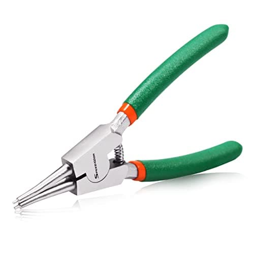 Image of SPEEDWOX 5-Inch Circlip Pliers, External Snap Ring Pliers, Straight Jaws for Ring Remover Retaining