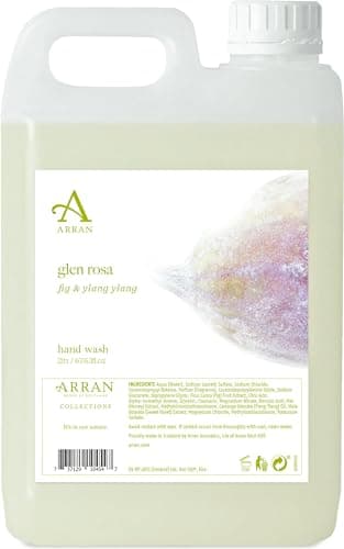 Image of Arran Glen Rosa Luxury Hand Wash Refill (2 Litre) Liquid Soap with Calming Fig and Ylang Ylang for Gentle Cleansing and Hydrated Skin