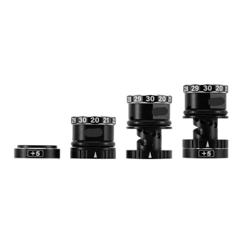 Image of 20-35mm Adjustable Ride Height Gauge With Magnetic Base Compatible With 1/10 and 1/8 Scale RC Cars