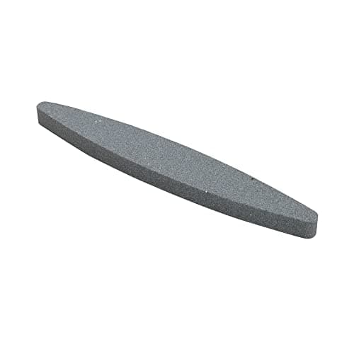 Image of IHIGOGOFA Sharpening Stone 230 mm (9''), 180 Grit Oval Whetstone for Sharpening Knives, Knife Sharpener Stone for Garden Tools Kitchen Knives Chisels Axes
