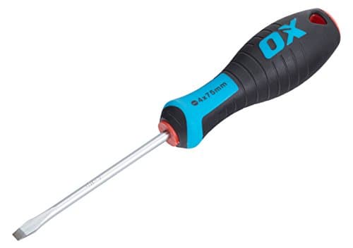 Image of OX Pro Slotted Flared Screwdriver 75x4mm