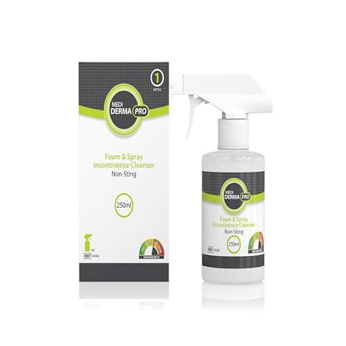 Image of Medi Derma-Pro Skin Protectant Ointment & Foam. Long Lasting Protection Spray Incontinence Cleanser 250ml