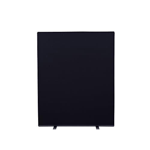 Image of "Panelwarehouse 1200mm Wide Nyloop Office Partition Screen - 3 Heights & 10 Colours (Black, 1200mm W x 1500mm H)"
