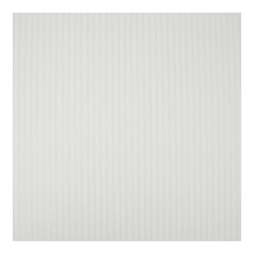 Image of Superfresco Paintable Ribbed Textured White Durable Heavy Duty Paste the Paper Wallpaper