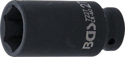 Image of BGS 7227 | Impact Socket Hexagon, deep | 12.5 mm (1/2") Drive | 27 mm