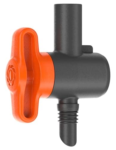 Image of Gardena Micro Drip System Control Valve: Regulates Water Flow at The Spray nozzles or at The Extension Pipe for Spray nozzles, Contents: 5 Pieces (13231-20)