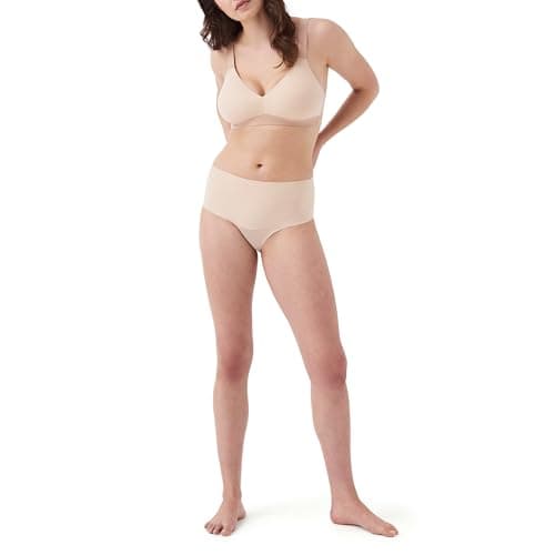 Image of Spanx SPANXsmooth Undie-tectable Brief - Comfortable Core Control - Invisible Shapewear Underwear - No Visible Panty Lines - Soft Nude - Medium