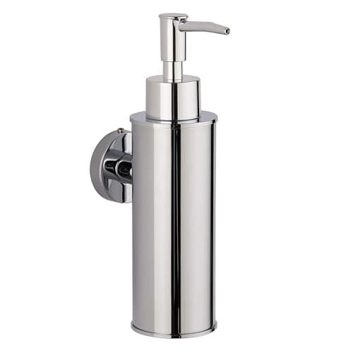 Image of BGL Wall Mounted 304 Stainless Steel Soap Dispenser for Bathroom Kitchen Home Decor (Round, Chrome)
