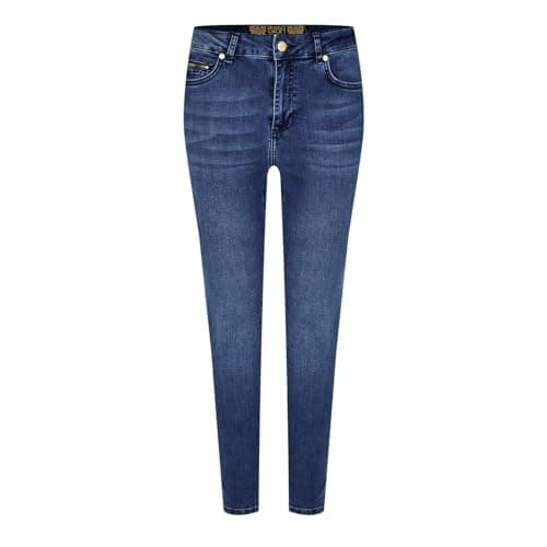 Image of Biba Womens Stevie Stretch Skinny Jeans Light Blue 31W / 32L