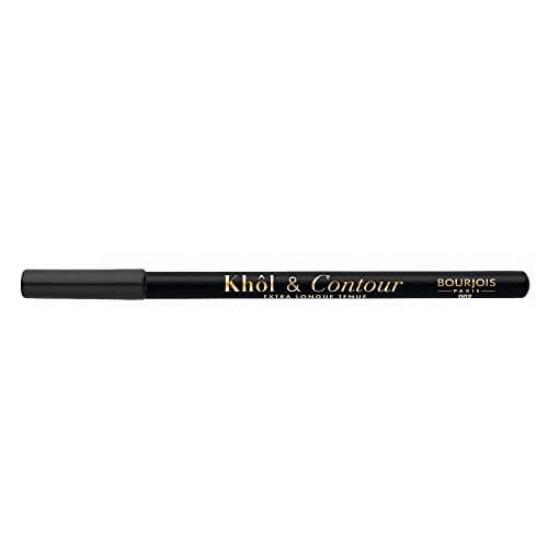Image of Bourjois 2-in-1 Khôl and Contour Eyeliner and Eye Pencil 2 Ultra Black, 1.2g
