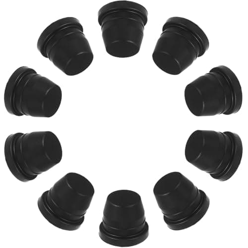 Image of FESTFENDS 10pcs Black Rubber Brake Bleeder Caps for Brake Bleed Valve and Caliper Bleeder Screws Universal Compatibility for Replacement and Maintenance