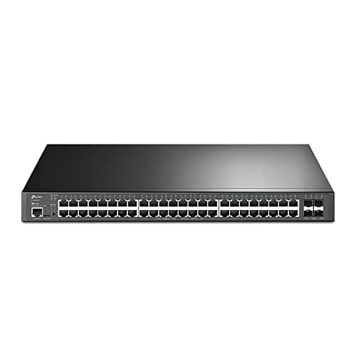 Image of TL-SG3452XP Jetstream 48-Port Gigabit and 4-Port 10GE SFP+ L2+ Managed Switch with 48-Port PoE+ Port: 48 Gigabit PoE+, 4 10G SFP+ Slots, 802.3at/af, 500 W PoE (Renewed)