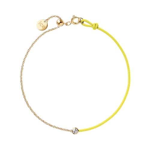 Image of ICE Jewellery - Diamond bracelet - Half chain Yellow (021089)