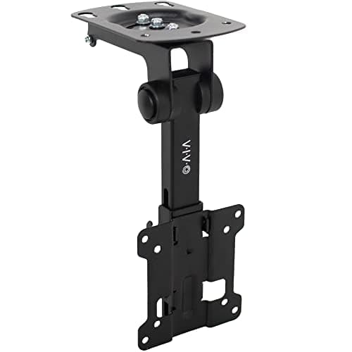 Image of VIVO MOUNT-M-FD27 Manual Folding Ceiling Mount for 13-27 inch Flat Screens, Tilt Roof, Under Cabinet Mount for LCD TVs and Monitors