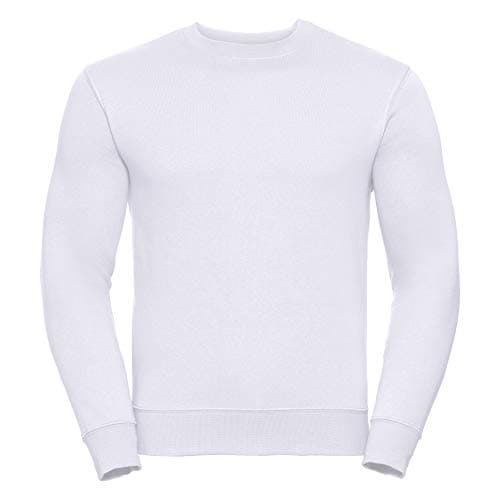 Image of Russell Mens Authentic Sweatshirt (Slimmer Cut) (XL) (White)