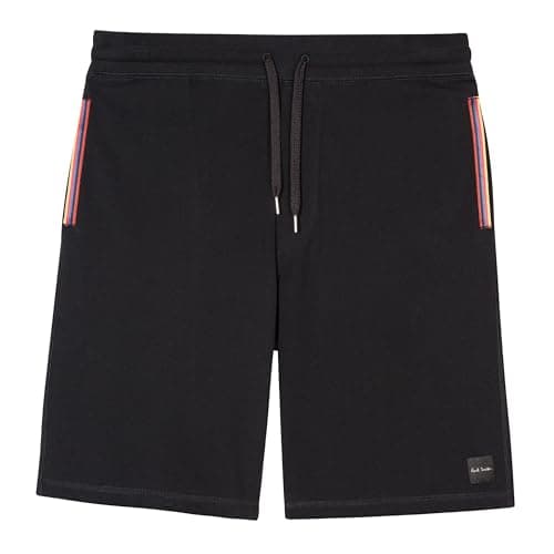 Image of Paul Smith Men's Jersey Cotton Lounge Shorts, Black, Small