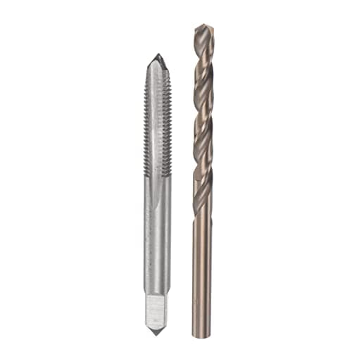 Image of sourcing map Tap & Bit Sets, 1/4-28 UNF 2B Straight Flute Machine Thread Milling Tap, 5.5mm M35 Cobalt High Speed Steel (HSS-CO) Twist Drill Bit