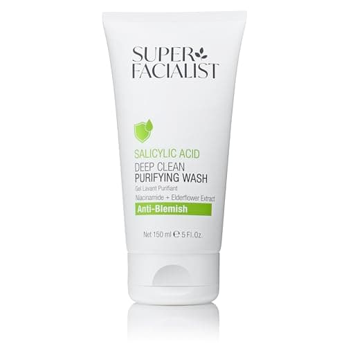 Image of Super Facialist - Salicylic Acid Anti Blemish Purifying Cleansing Wash with Niacinamide (Vitamin B3), Face Cleanser & Face Wash for Clean and Clear Skin & Treat Acne, 150ml