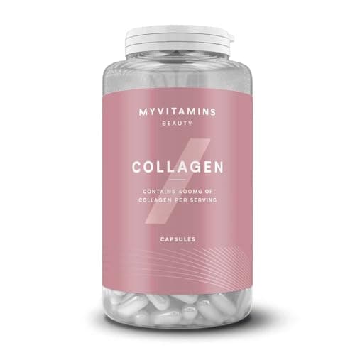 Image of Myprotein Collagen Capsules – Hydrolyzed Collagen Peptides – 400mg Bovine Collagen per Capsule – Joint, Skin & Hair Support – Collagen Supplements for Women & Men – 90 Capsules (3 Month Supply)