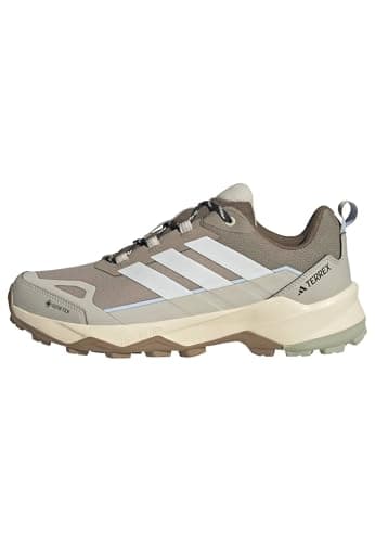 Image of adidas Men's Terrex Skychaser AX5 Gore-TEX Hiking Shoes, Blanch Cargo/Off White/Wonder Alumina, 9 UK